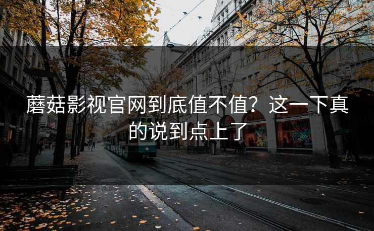 蘑菇影视官网到底值不值？这一下真的说到点上了