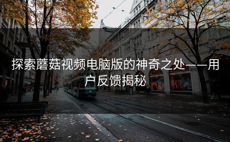 探索蘑菇视频电脑版的神奇之处——用户反馈揭秘 探索蘑菇视频电脑版的神奇之处——用户反馈揭秘